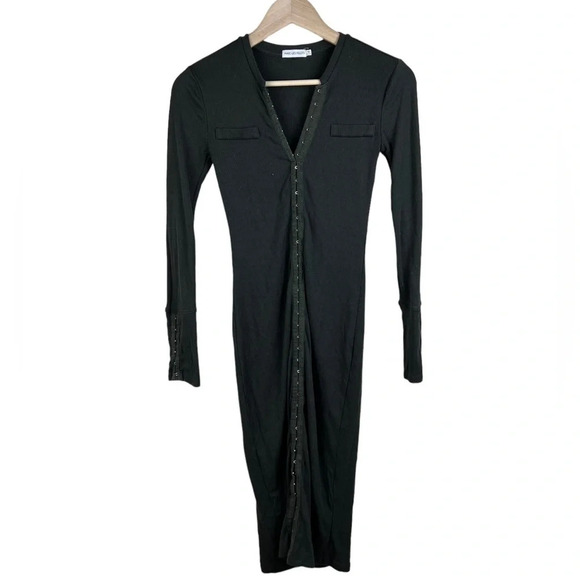 AVEC LES FILLES • Hook-Front Knit Dress - Picture 4 of 9